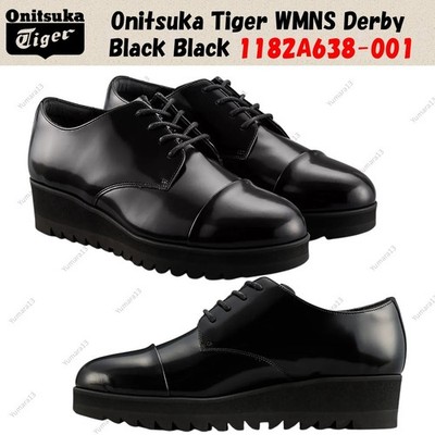 Onitsuka Tiger WMNS Derby Black Black 1182A638-001 Damen Gr.