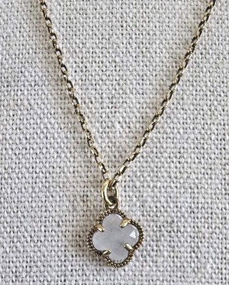 Mia Fiore Italy Dyadema 925 Sterling Silver White Crystal 4 Leaf