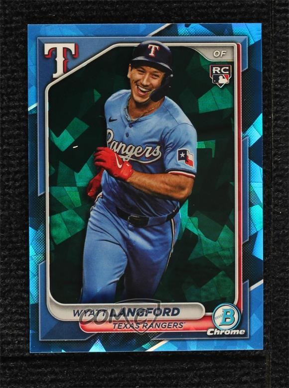 2024 Bowman Chrome Sapphire Edition Image Variation Wyatt Langford #71 Rookie RC