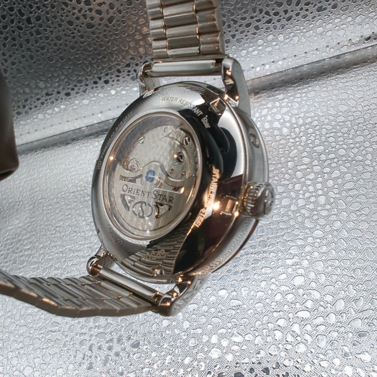 Orient Star Semi Skeleton Automatic Black Dial Me… - image 2