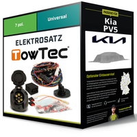 Elektrosatz 7-Pol Universell für Kia PV5 06.2025-Jetzt NEU Towtec