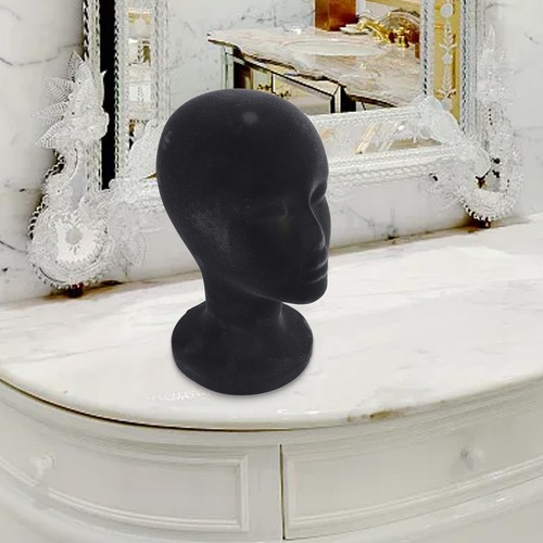 Utilisation diversifiée de têtes de mannequin légères en mousse noire pour a - Imagen 11 de 12