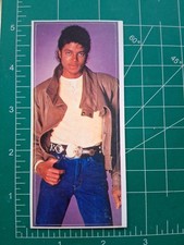 1984 ROCK VIDEO MUSIC STICKER INSERT MICHAEL JACKSON