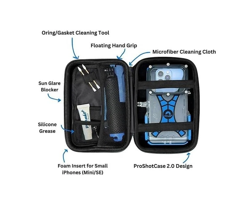 ProShot Dive 2.0 - Carcasa submarina para iPhone clasificada hasta 130 pies Foto 2 de 4