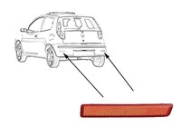 RüCkstrahler VAN Wezel 1622940 FüR Fiat Punto Croma 16V 188 233 235 253 255 333