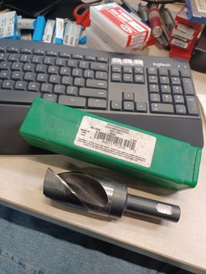 Precision 0309023 Reduced Shank R58 1-5/8, HSS Silver & Deming Drill, 091300