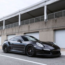 19 Hre Ff01 Flow Form Black Concave Wheels Rims Fits Porsche 991 911 Carrera