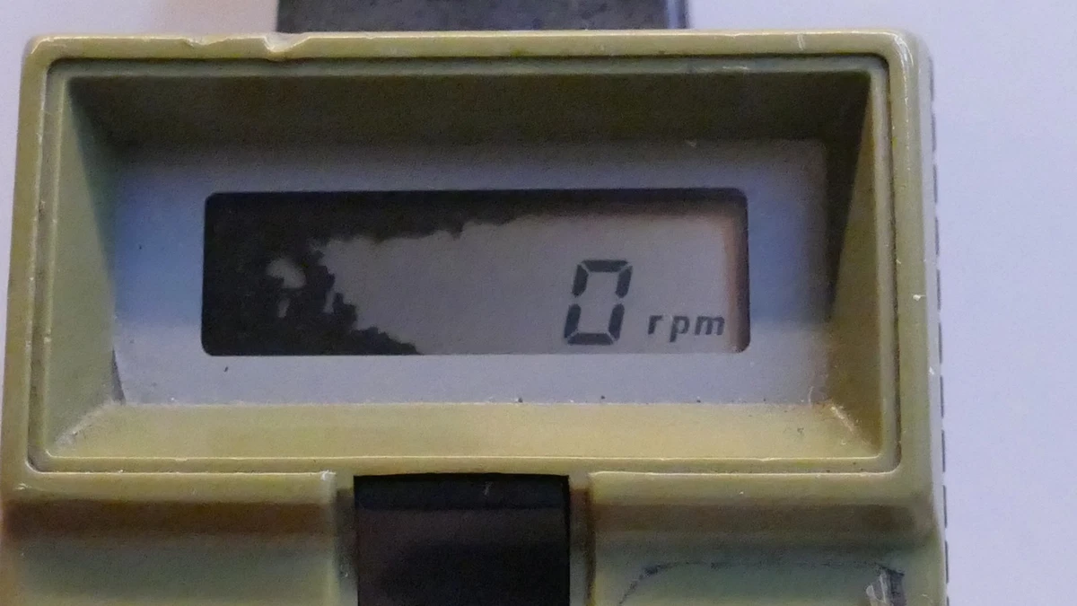 Tacómetro de contacto digital de mano 0,5 ~ 19999 velocímetro de velocidad medidor de RPM V6