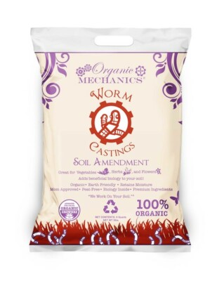 Organic Mechanics Worm Castings Soil Amendment, 5lb