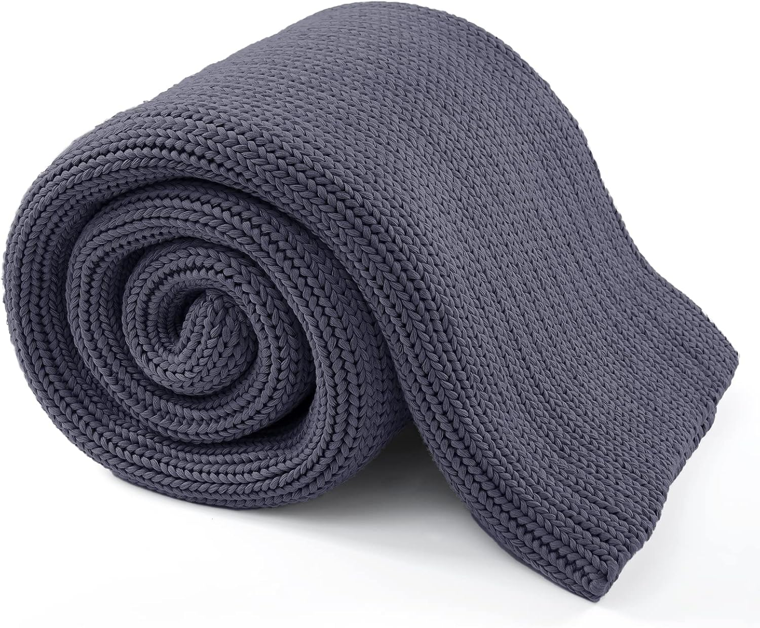 Knitted Weighted Blanket(Dark Grey 50