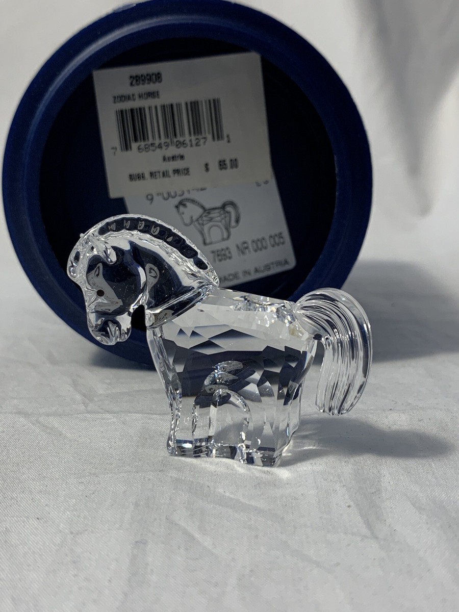 SWAROVSKI ZODIAC HORSE 289908, SIGNED BY DESIGNER, BEST OFFERS
