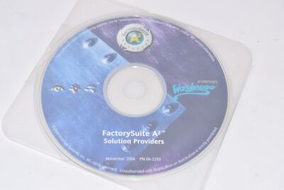 Invensys Wonderware FactorySuite A2 Solution Providers Software 