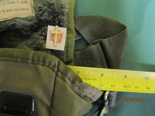 US Military 2 Quart Canteen Cover Pouch, Insulated, OD Green 2 QT VGC - Picture 8 of 9
