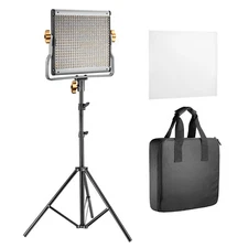 Neewer 2 Pack 480 LED Dimmable Panel Video Light with Carrying Bag