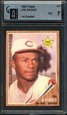 1962 Topps Baseball #414 Joe Gaines GAI 7