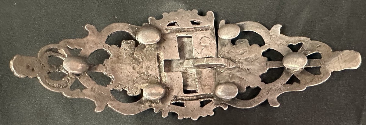 Antique Solid aSterling Silver Belt with Cupid Design Belt, A Vintage, Concho, Sterling Silver, Kirk Smith  main image 3