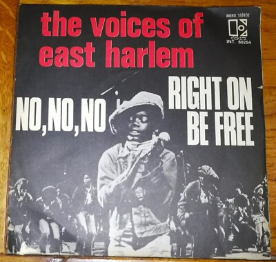THE VOICES OF EAST HARLEM - NO, NO, NO (45 TOUR DISC) - V21 -