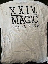 Bruno Mars 24k Magic Tour Shirt Rare CREW shirt Size XL