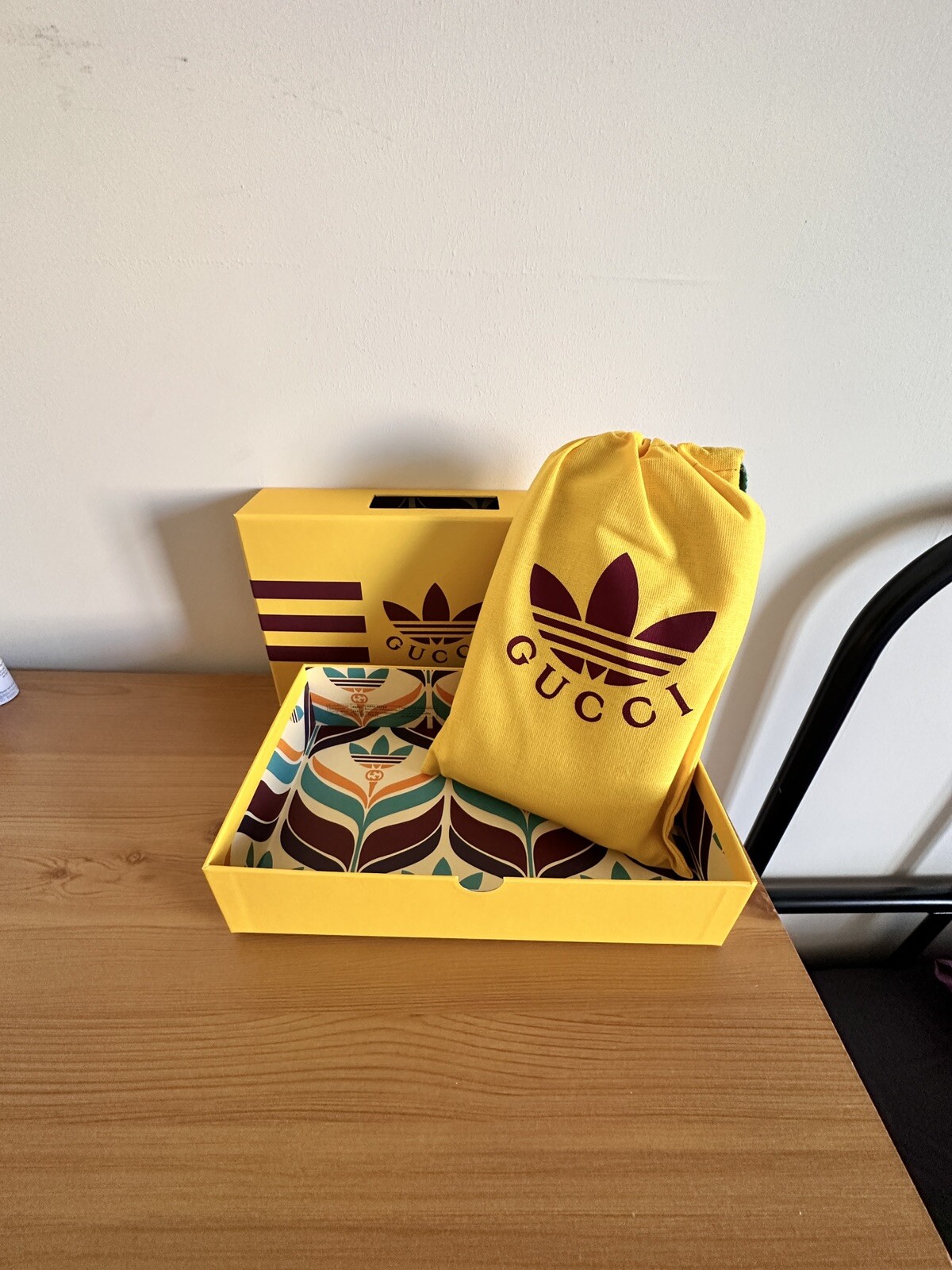Gucci x Adidas wallet on chain limited edition