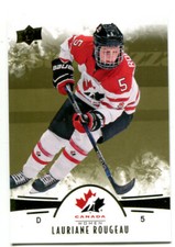2016-17 UD Team Canada Gold Lauriane Rougeau Card #10 Parallel