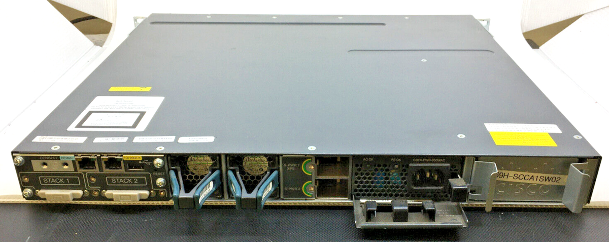 Cisco Catalyst 3750X-3560X 24 Port WS-C3750X-24T-S V06 Ethernet