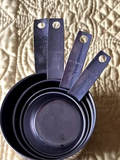 You Choose! Vintage Unbrand Stainless Steel Nesting Measuring Cups 1 Cup-1/4 Cup