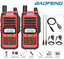 2SET BAOFENG UV-98 PRO U/VHF WALKIE TALKIE LONG RANGE TWO WAY HAM RADIOS SCANNER