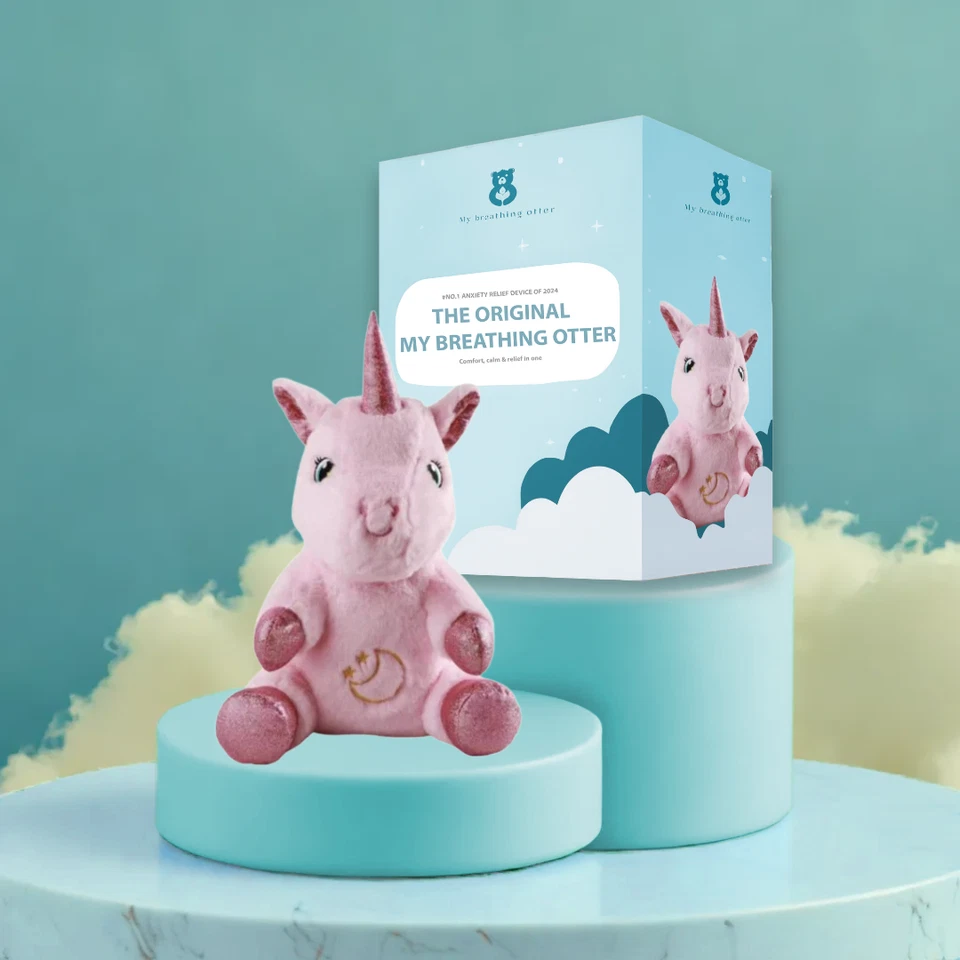 Juguete calmante musical con puntada de nutria My Breathing, alivio de la ansiedad del sueño Foto 2 de 4