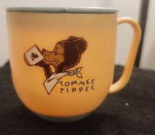 Vintage 1950's Tommee Tippee Self Righting Sippy Cup Turquoise and Pink