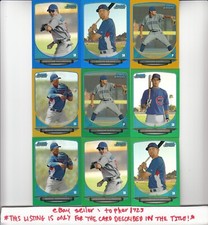 (BL) 2013 Bowman Chrome Mini Green Refractor #30/75 MARCO HERNANDEZ #109 Cubs