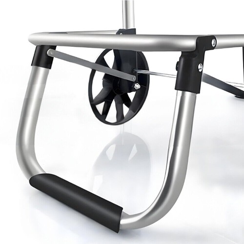 Foldable Shopping Cart - Lightweight and Portable Grocery Trolley for Market - Picture 7 of 13