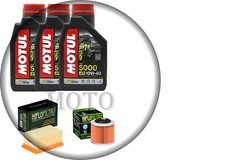TAGLIANDO BMW F 650 CS G 650 X 2002 2003 2004 2005 OLIO MOTUL 5000 10W40 FILTRO