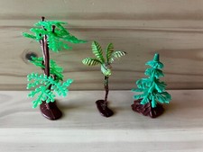 3 Vintage Trees Green Model Train Railway