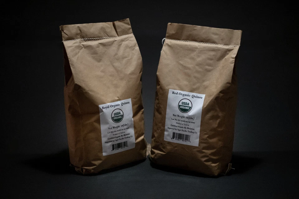 Сочетание королевской органической киноа и красной органической киноа. (18 фунтов, 2-9 фунтов сумки каждый) - Изображение 2 из 4