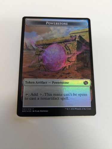 MtG Thopter Powerstone Token X1 BRO 007/012 Folie doppelseitig magische Sammlung - Bild 2 von 2