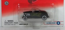 Johnny Lightning Retro Rods 1932 Ford Hi-boy 32 Rat Rod Black Primer Car 164 E