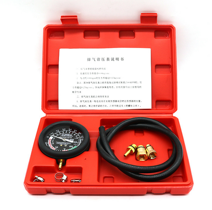 Car Catalytic Converter Gauge Tester Exhaust Blockage Pressure Gauge Meter