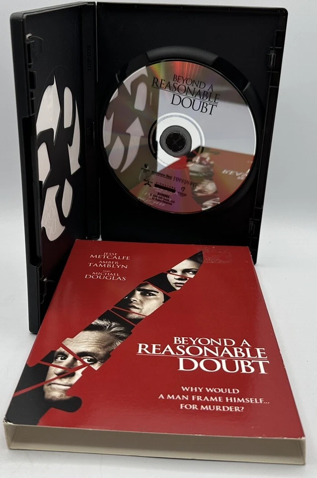 Beyond A Reasonable Doubt DVD Jesse Metcalfe Michael Douglas Free Shipping 2009 - Image 3 of 3