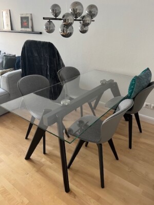 BoConcept Esstisch aus Glas 180x90cm
