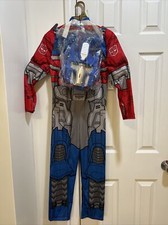 Disguise Transformers Optimus Prime Halloween Costume Birthday Jumpsuit M 8-10