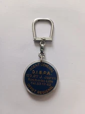 BOURBON Agent D.I.E.P.A. Keychain Vintage EVERSHARP Keychain Pens 60'