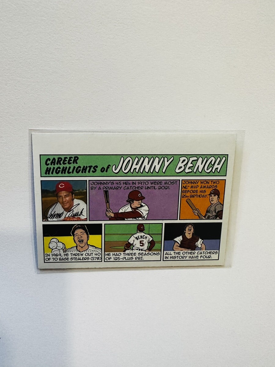 Johnny bench career stats