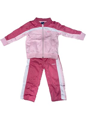 Reebok Babyjogger Jogger  Anzug rosa pink 74 80 86 92         (W36842)