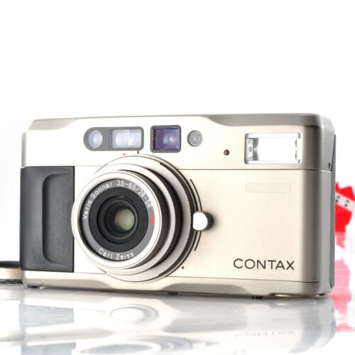 Contax TVS 35 mm silber Point & Shoot 35 mm Filmkameragehäuse aus Japan [Exz] - Bild 1 von 19