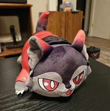 2024 Aphmau Meemeows LARGE PLUSH 11" Mystery Cat AARON CAT Lone Wolf New