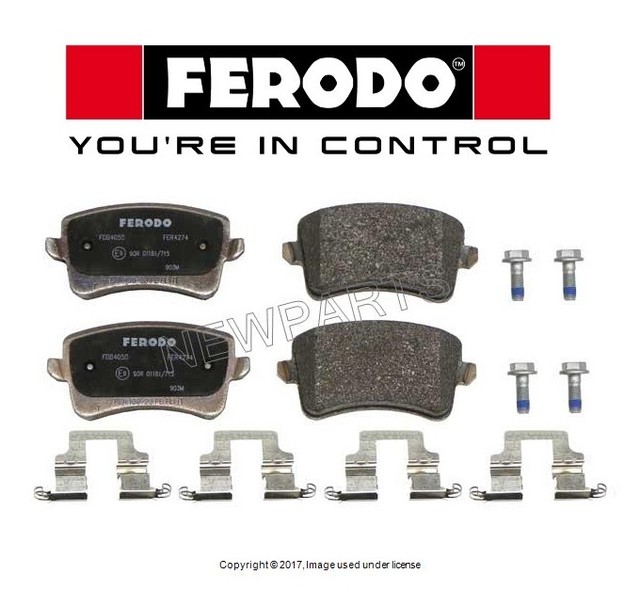 For Audi A4 A5 Quattro Q5 w/ 300mm Rear Brake Pad Set OEM Ferodo eBay