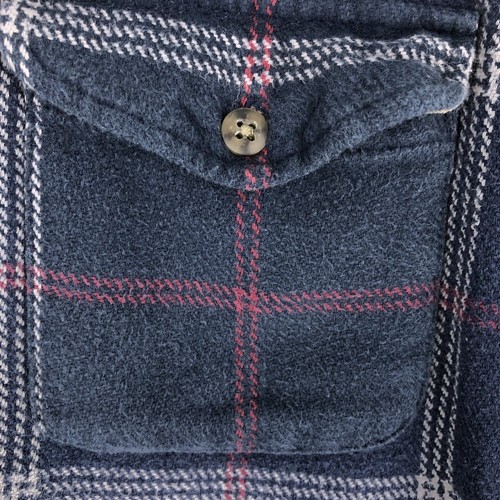 Faded Glory Long Sleeve Heavy Flannel Check Shirt Men's XL /eaa500316 - Picture 4 of 6