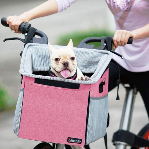 Outdoor Pet Carrier Bicycle Basket Bag Pet Carrier Booster Backpack Dogs Cats