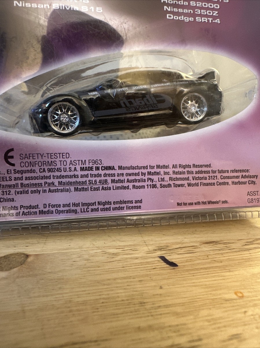 激レア HotWheel トヨタ ハチロク D-Force ミニカー JDM Hot Wheels Hot Import Nights HIN D-Force Mazda RX-8 Black
