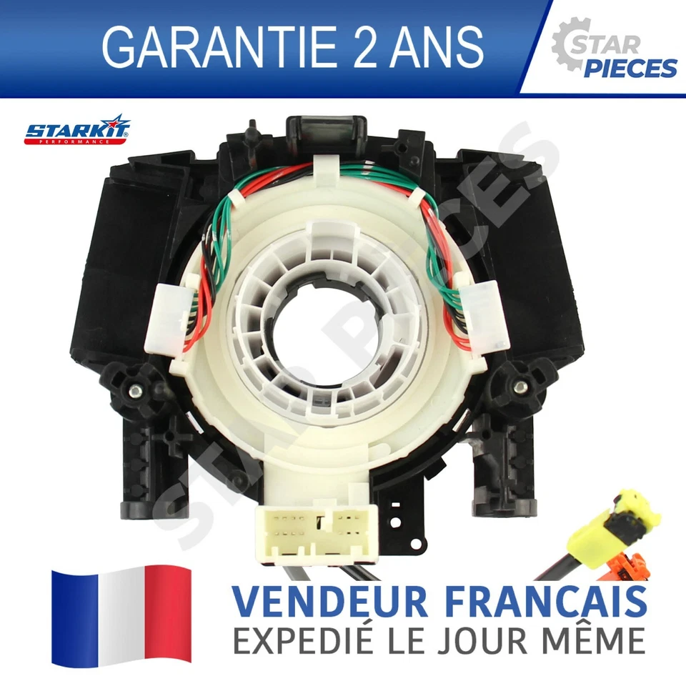 CONTACTEUR TOURNANT VOLANT PISTE AIRBAG QASHQAI X-TRAIL T31 25560JD003 - Imagen 3 de 4
